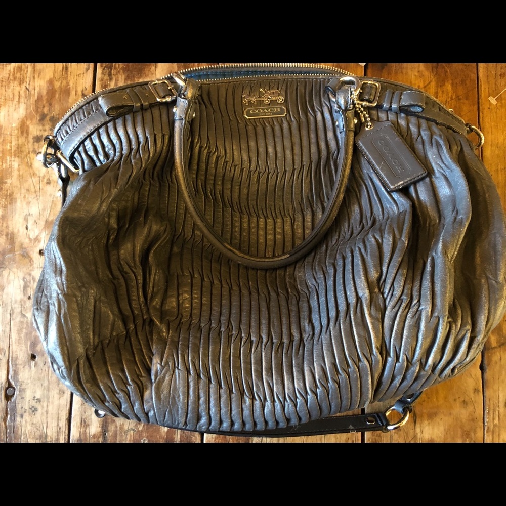 Coach leather satchel